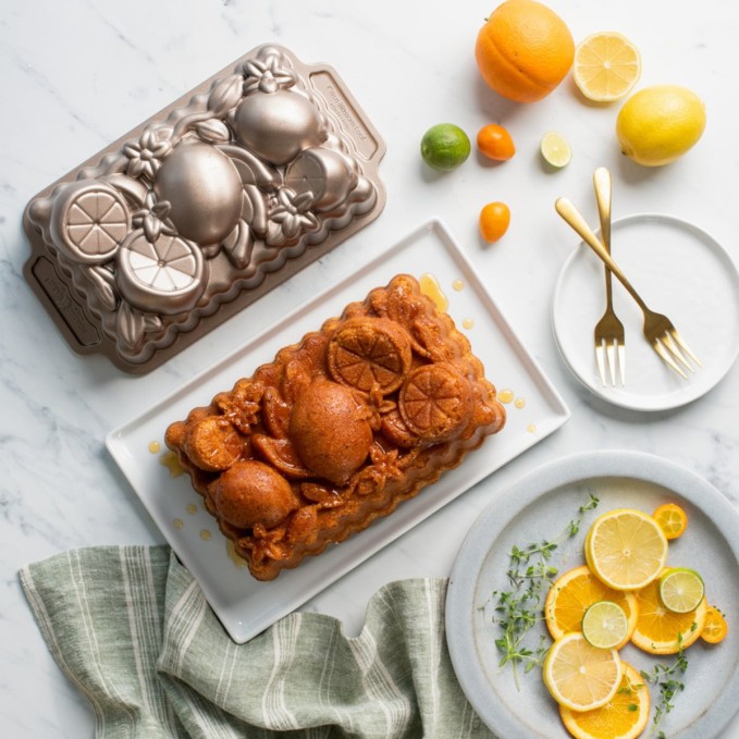 Nordic Ware Citrus Blossom Loaf Pan | Nordic Ware | Mimocook