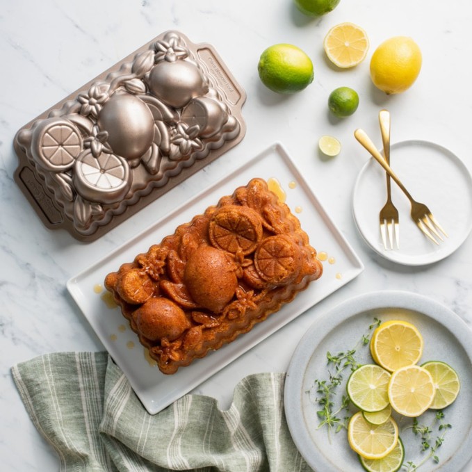 Nordic Ware Citrus Blossom Loaf Pan | Nordic Ware | Mimocook