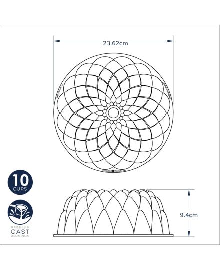 Nordic Ware Kaleidoscope Bundt Pan | Nordic Ware | Mimocook
