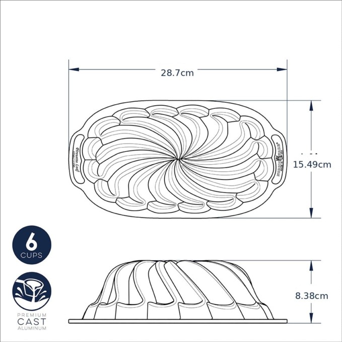 Nordic Ware Molde Pirouette Loaf Pan | Nordic Ware | Mimocook