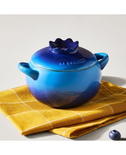 Le Creuset Mini Cocotte Myrtille en Grès Azure 0,48 L | Le Creuset | Mimocook