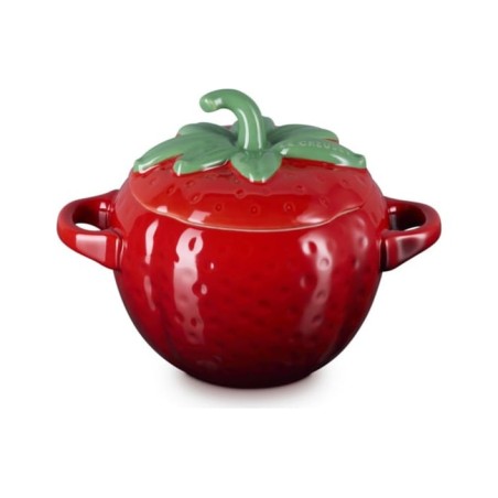 Le Creuset Erdbeer-Mini-Cocotte aus Steinzeug in Kirschrot 0,57 L | Le Creuset | Mimocook