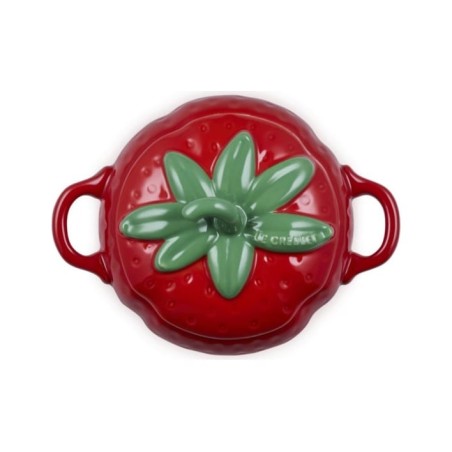 Le Creuset Erdbeer-Mini-Cocotte aus Steinzeug in Kirschrot 0,57 L | Le Creuset | Mimocook