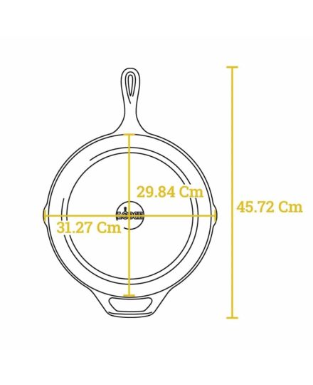 Lodge Sartén de Hierro Fundido 30cm | Lodge | Mimocook