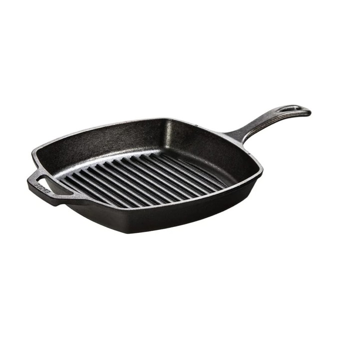 Lodge Square Cast Iron Grill Pan 27cm | Lodge | Mimocook