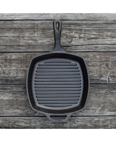 Lodge Quadratische Grillpfanne aus Gusseisen 27cm | Lodge | Mimocook