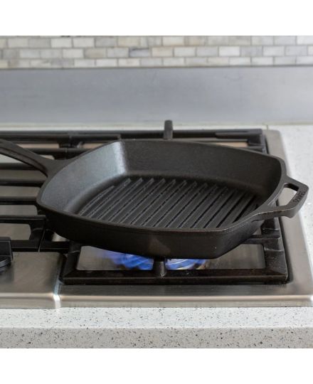 Lodge Grill Cuadrado de Hierro Fundido 27cm | Lodge | Mimocook