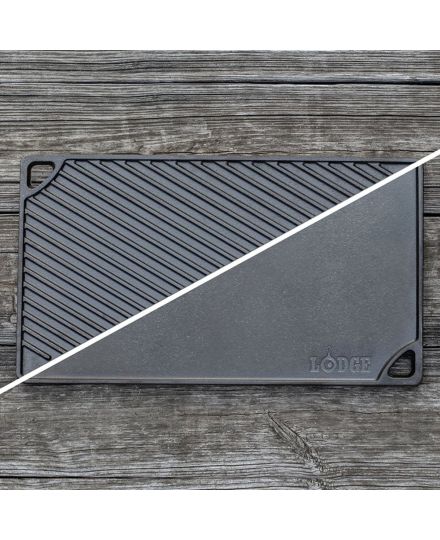 Lodge Wende-Grillplatte aus Gusseisen 42 × 24 cm | Lodge | Mimocook