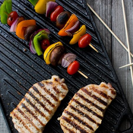 Lodge Grill/Plancha Reversible de Hierro Fundido 42× 24cm | Lodge | Mimocook