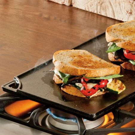 Lodge Grill/Plancha Reversible de Hierro Fundido 42× 24cm | Lodge | Mimocook