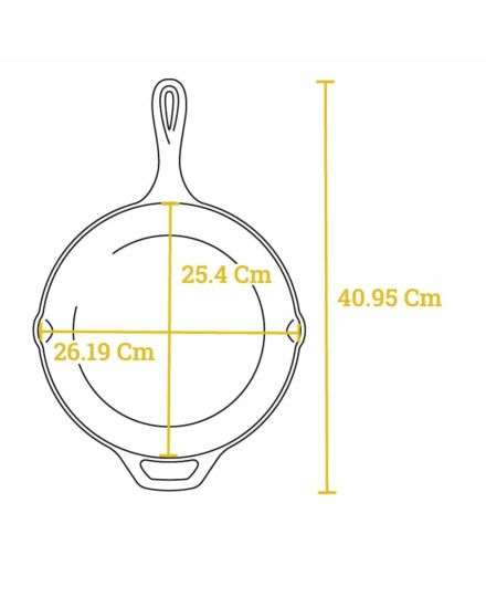 Lodge Sartén de Hierro Fundido 26 cm | Lodge | Mimocook