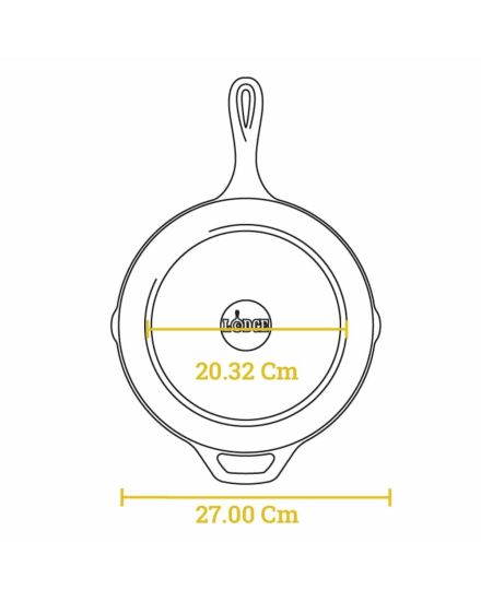 Frigideira redonda 26cm ferro fundido da Lodge | Lodge | Mimocook
