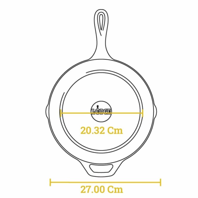 Lodge Cast Iron Skillet 26cm | Lodge | Mimocook