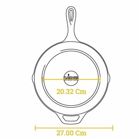 Lodge Sartén de Hierro Fundido 26 cm | Lodge | Mimocook
