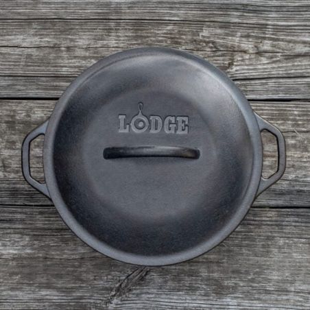 Lodge Cocotte en Fonte avec Couvercle 28cm | Lodge | Mimocook