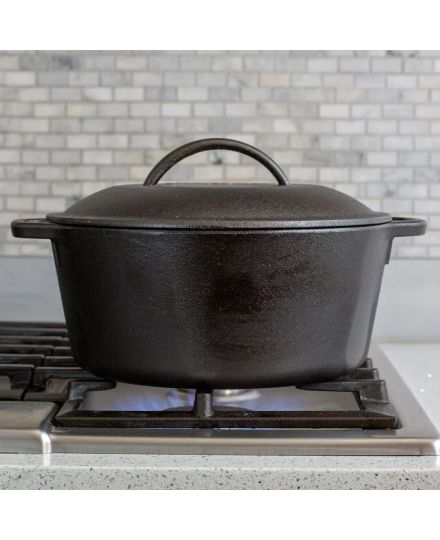 Lodge Gusseisen-Kasserolle mit Deckel 28cm | Lodge | Mimocook