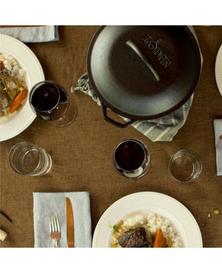Lodge Cacerola de Hierro Fundido con Tapa 28cm | Lodge | Mimocook