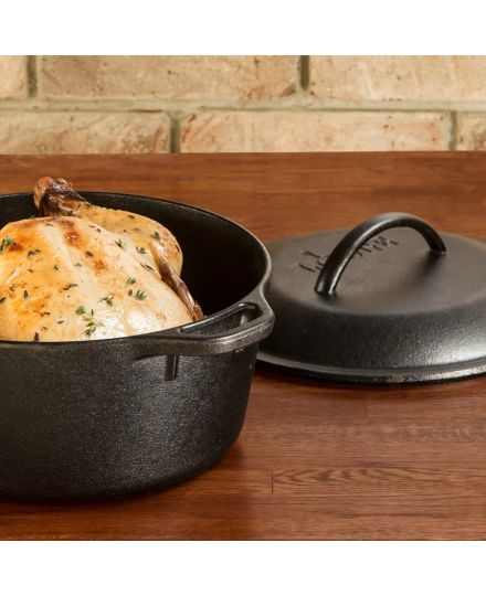 Lodge Gusseisen-Kasserolle mit Deckel 28cm | Lodge | Mimocook