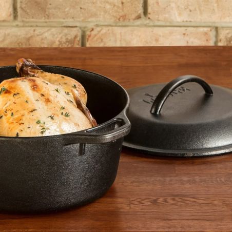 Lodge Gusseisen-Kasserolle mit Deckel 28cm | Lodge | Mimocook