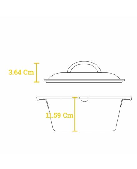Lodge Cocotte en Fonte avec Couvercle 28cm | Lodge | Mimocook