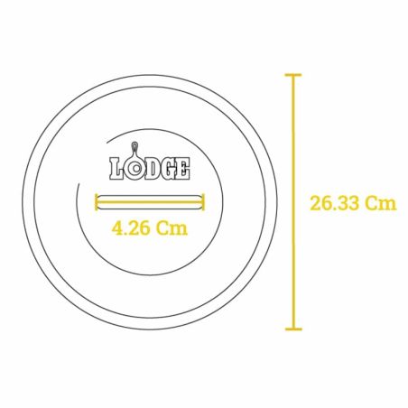Lodge Gusseisen-Kasserolle mit Deckel 28cm | Lodge | Mimocook