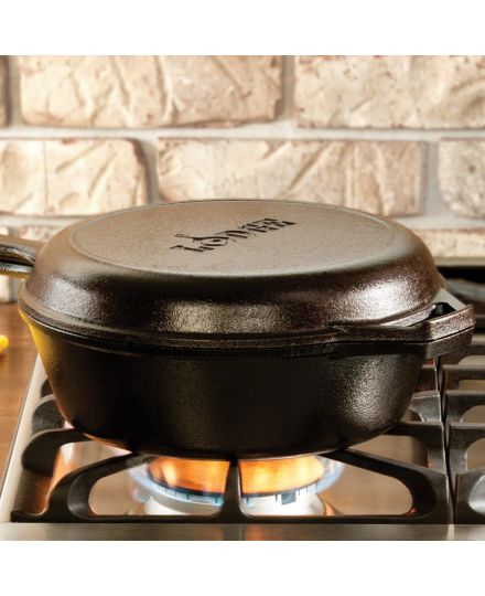 Lodge Combo Cooker aus Gusseisen 26 cm | Lodge | Mimocook
