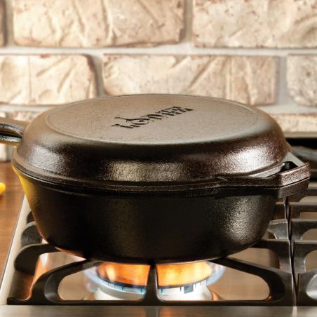 Lodge Cast Iron Combo Cooker 26 cm | Lodge | Mimocook