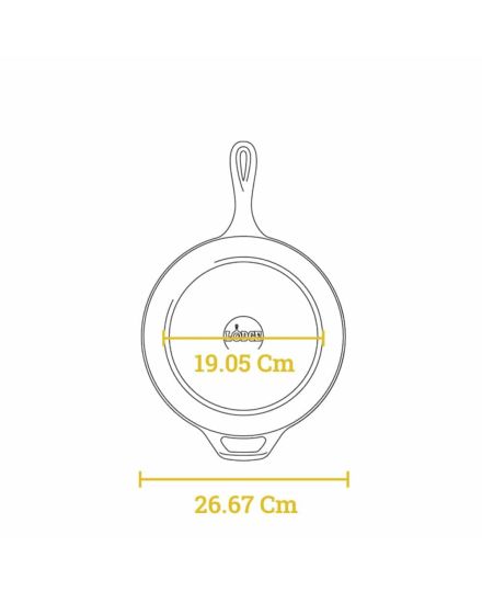 Lodge Combo Cooker aus Gusseisen 26 cm | Lodge | Mimocook