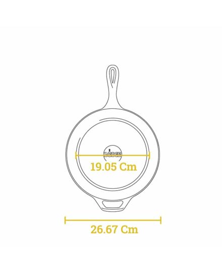 Lodge Combo Cooker de Hierro Fundido 26 cm | Lodge | Mimocook