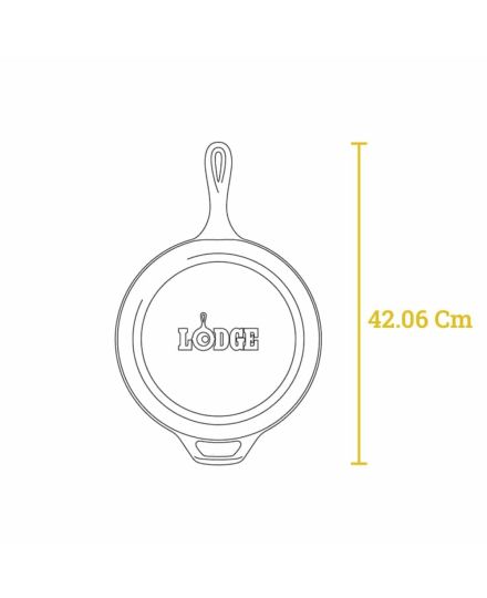 Lodge Combo Cooker aus Gusseisen 26 cm | Lodge | Mimocook