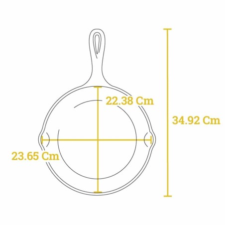 Frigideira redonda 23cm ferro fundido da Lodge | Lodge | Mimocook