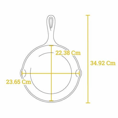 Lodge Poêle en Fonte 23 cm | Lodge | Mimocook