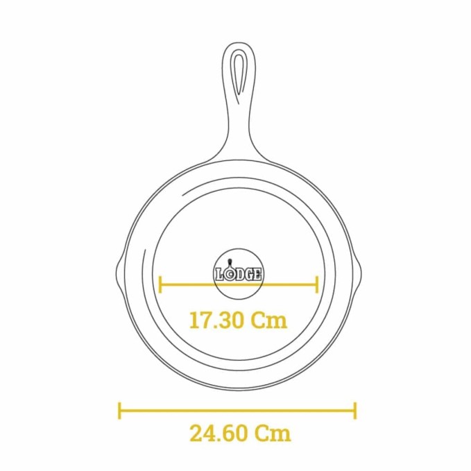 Lodge Cast Iron Skillet 23cm | Lodge | Mimocook