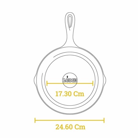 Lodge Cast Iron Skillet 23cm | Lodge | Mimocook