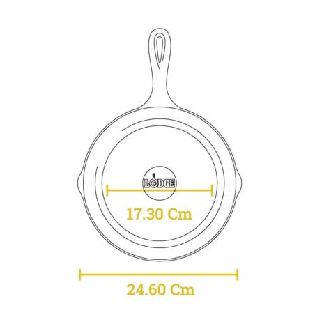 Lodge Poêle en Fonte 23 cm | Lodge | Mimocook