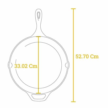 Lodge Poêle en Fonte 34cm | Lodge | Mimocook
