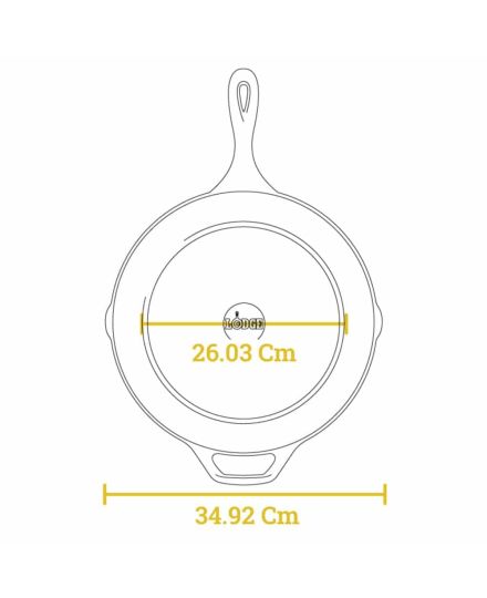 Lodge Sartén de Hierro Fundido 34 cm | Lodge | Mimocook