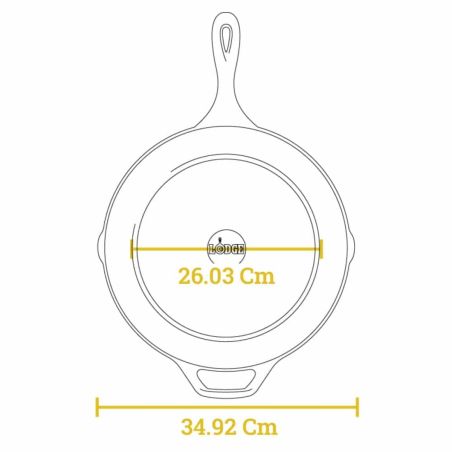 Lodge Sartén de Hierro Fundido 34 cm | Lodge | Mimocook