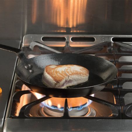 Lodge Poêle en Acier Carbone Culotté 25 cm | Lodge | Mimocook