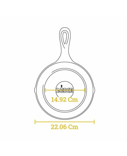 Lodge Poêle en Fonte 20 cm | Lodge | Mimocook