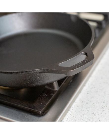 Lodge Plat Bas à Deux Poignées en Fonte 26 cm | Lodge | Mimocook