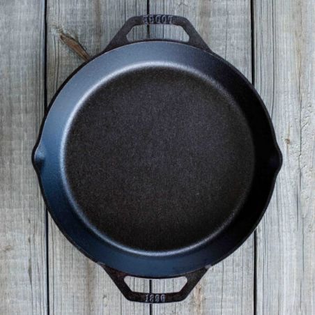 Lodge Plat Bas à Deux Poignées en Fonte 30 cm | Lodge | Mimocook