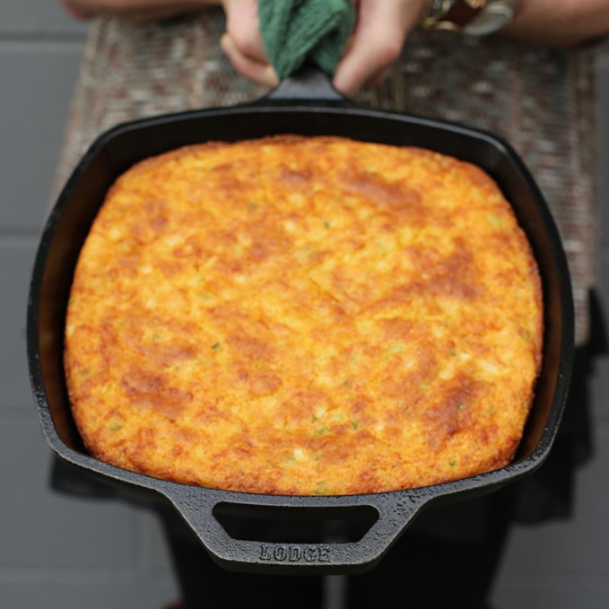 Lodge Frigideira Quadrada Lisa em Ferro Fundido 27 cm | Lodge | Mimocook