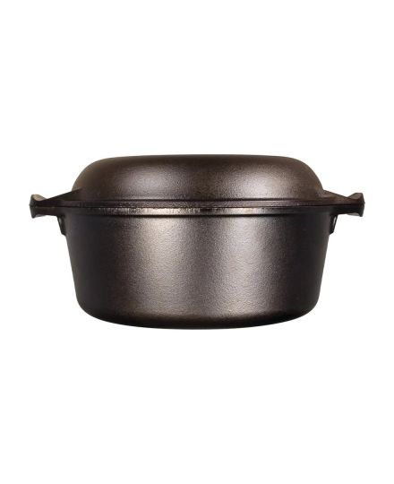 Lodge Double Dutch Oven aus Gusseisen 26cm | Lodge | Mimocook