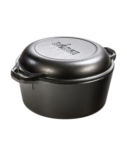 Lodge Double Dutch Oven aus Gusseisen 26cm | Lodge | Mimocook
