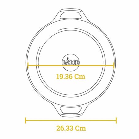 Cocotte Combo Cooker Lodge 26cm | Lodge | Mimocook