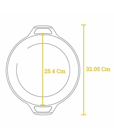 Lodge Double Dutch Oven aus Gusseisen 26cm | Lodge | Mimocook
