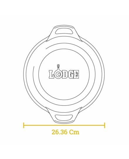 Cocotte Combo Cooker Lodge 26cm | Lodge | Mimocook
