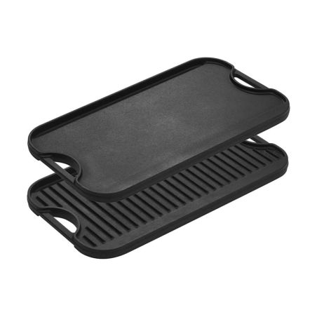 Lodge Pro-Grid Grill/Plancha Reversible de Hierro Fundido 51 × 27 cm | Lodge | Mimocook