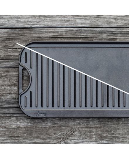 Lodge Pro-Grid Grill/Plancha Reversible de Hierro Fundido 51 × 27 cm | Lodge | Mimocook